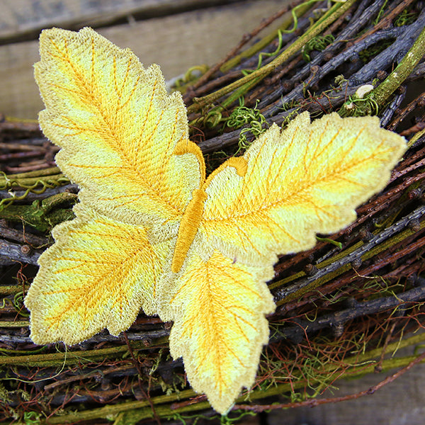 Autumn Birch Leaf Butterfly (In-the-Hoop)