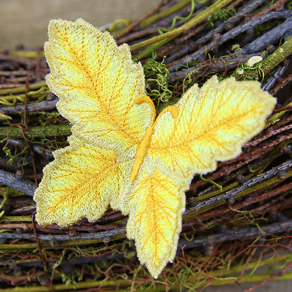 Autumn Birch Leaf Butterfly (In-the-Hoop)
