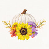 Pumpkin Bouquet in Watercolor