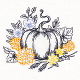 Not-So-Spooky Garden Etching - Pumpkin