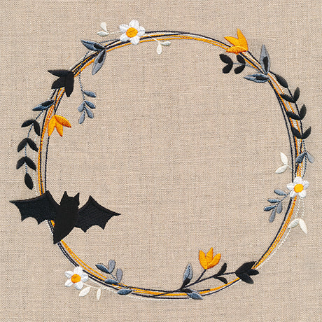 Batty & Beautiful Wildflower Wreath