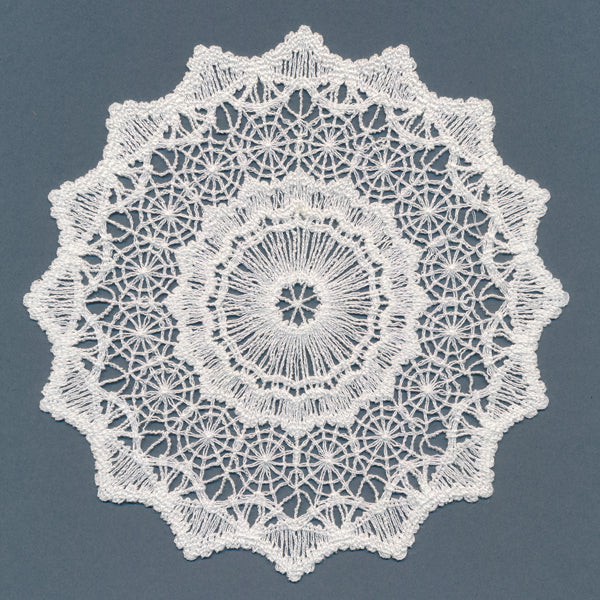 Intricate Web Doily (Battenburg Lace)