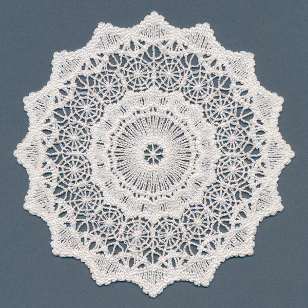 Intricate Web Doily (Battenburg Lace)
