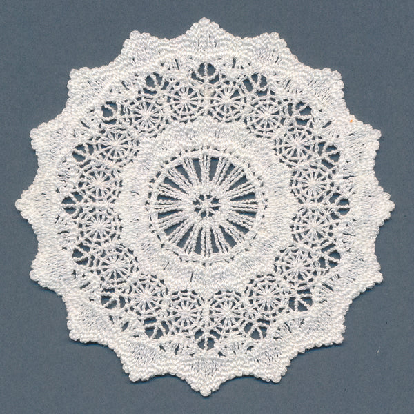 Intricate Web Doily (Battenburg Lace)