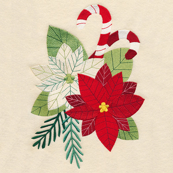 Holly Jolly Poinsettia Bouquet