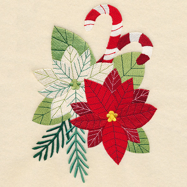 Holly Jolly Poinsettia Bouquet