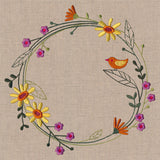 Delicate Autumn Wildflower Wreath