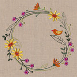 Delicate Autumn Wildflower Wreath