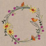 Delicate Autumn Wildflower Wreath