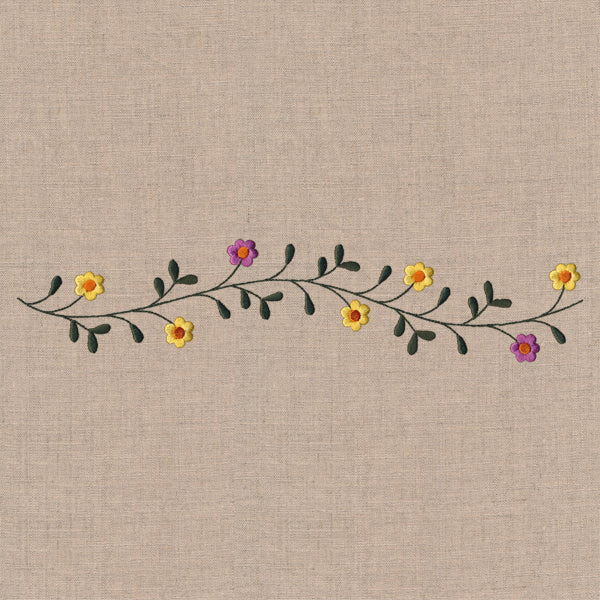 Delicate Autumn Wildflower Border