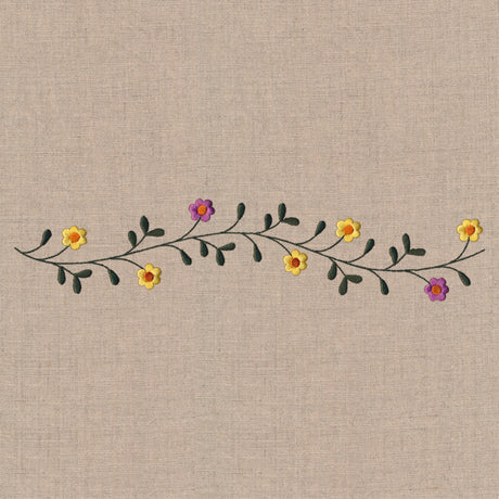 Delicate Autumn Wildflower Border