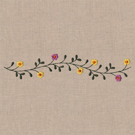 Delicate Autumn Wildflower Border