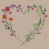 Whimsical Autumn Wildflower Wreath