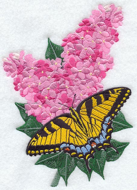 Tiger Swallowtail & Lilacs