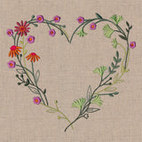 Whimsical Autumn Wildflower Wreath