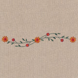 Whimsical Autumn Wildflower Border