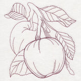 Autumn Bounty Quilting Square - Apples (Double Run)