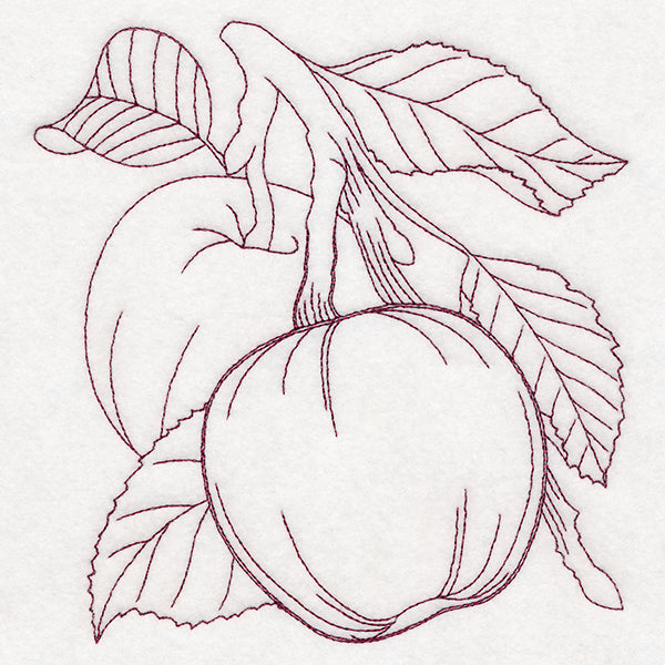 Autumn Bounty Quilting Square - Apples (Double Run)