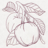 Autumn Bounty Quilting Square - Apples (Double Run)