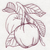 Autumn Bounty Quilting Square - Apples (Double Run)