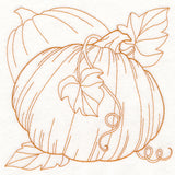 Autumn Bounty Quilting Square - Pumpkins (Double Run)