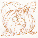 Autumn Bounty Quilting Square - Pumpkins (Double Run)