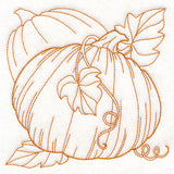 Autumn Bounty Quilting Square - Pumpkins (Double Run)