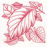 Autumn Bounty Quilting Square - Alder Leaf (Double Run)