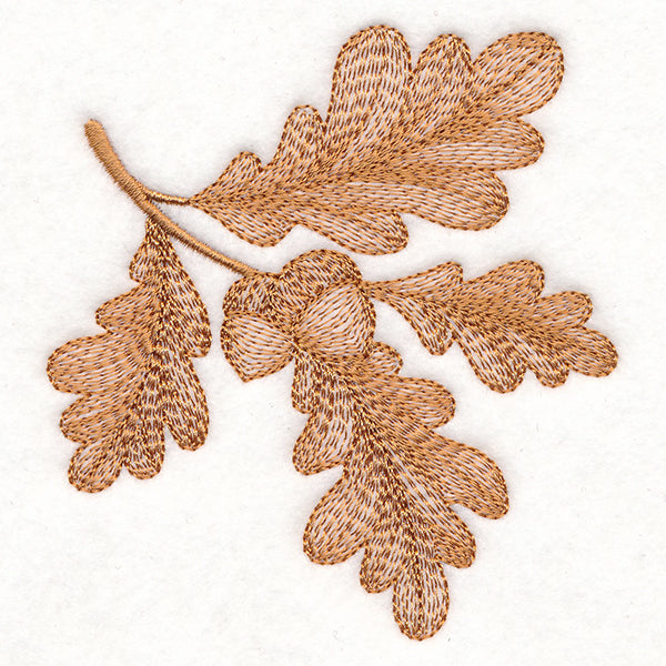 Magical Autumn Oak Leaves