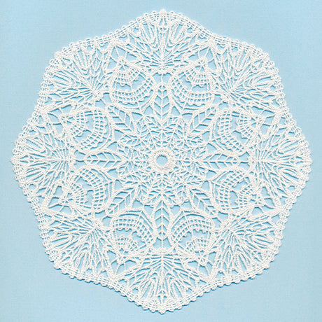 Delicate Autumn Doily (Battenburg)