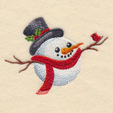 Roly-Poly Christmas Snowman