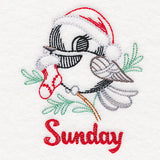 Christmas Chickadee - Sunday (Vintage)