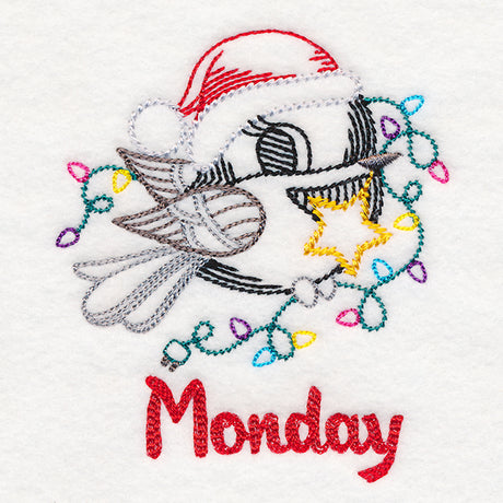 Christmas Chickadee - Monday (Vintage)