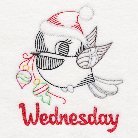 Christmas Chickadee - Wednesday (Vintage)