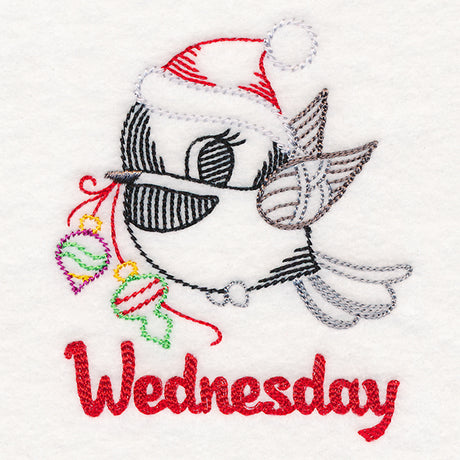 Christmas Chickadee - Wednesday (Vintage)