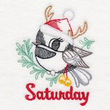 Christmas Chickadee - Saturday (Vintage)