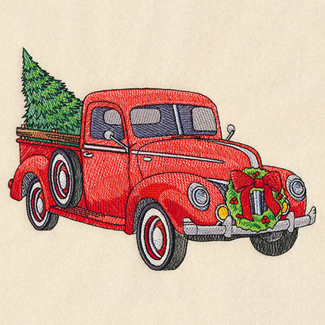 Retro Holiday Truck