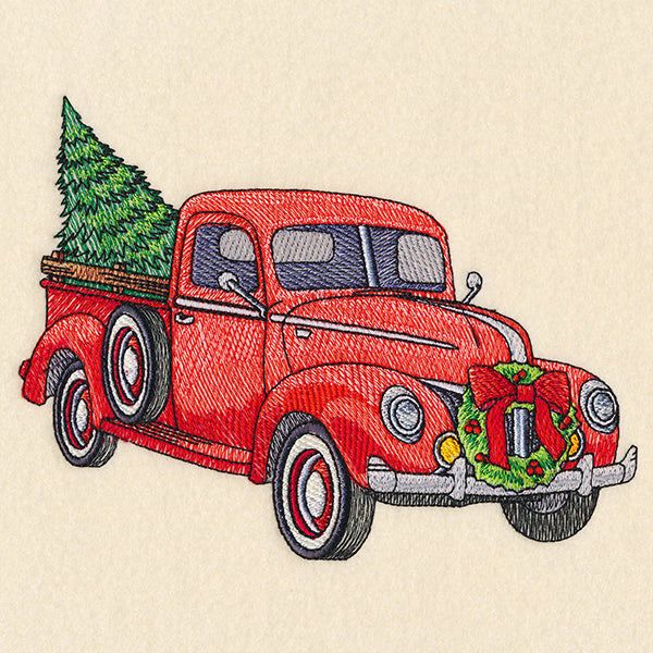 Retro Holiday Truck