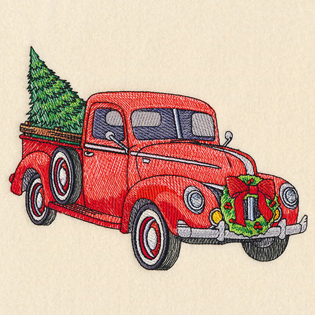 Retro Holiday Truck