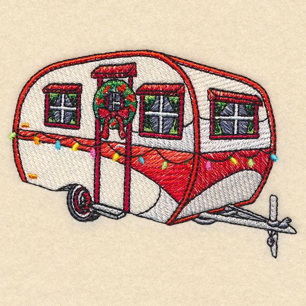 Retro Christmas Camper