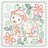 Charming Woodland Christmas - Bear (Vintage)