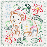 Charming Woodland Christmas - Bear (Vintage)