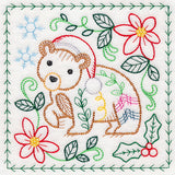 Charming Woodland Christmas - Bear (Vintage)