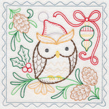 Charming Woodland Christmas - Owl (Vintage)