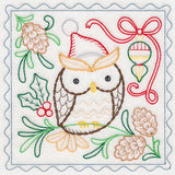 Charming Woodland Christmas - Owl (Vintage)