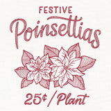 Merry Market - Festive Poinsettias