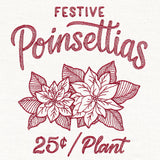 Merry Market - Festive Poinsettias