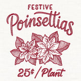 Merry Market - Festive Poinsettias