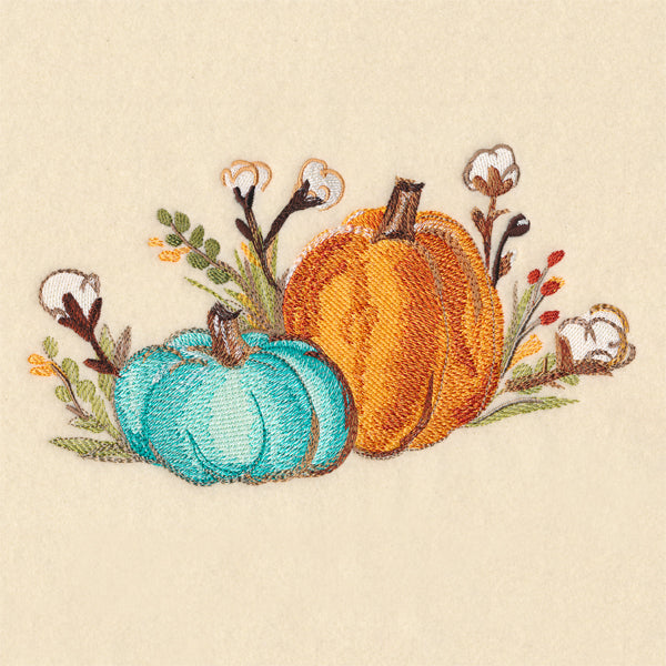 Plentiful Pumpkins in Watercolor