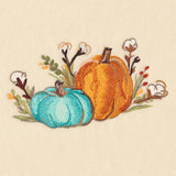 Plentiful Pumpkins in Watercolor